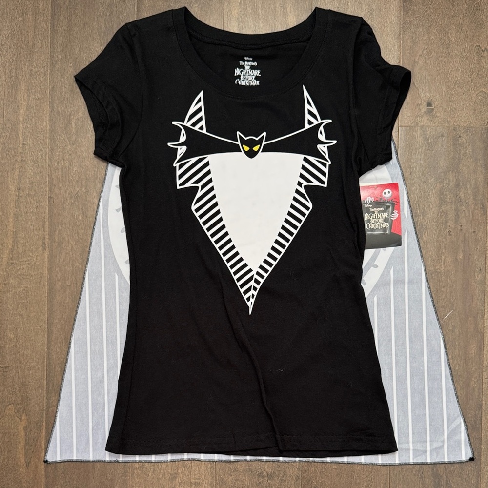 NWT Disney Tim Burton’s The Nightmare Before Christmas Jack Skellington Cape Top